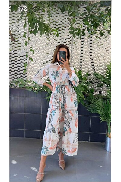 demlifashion keten elbise