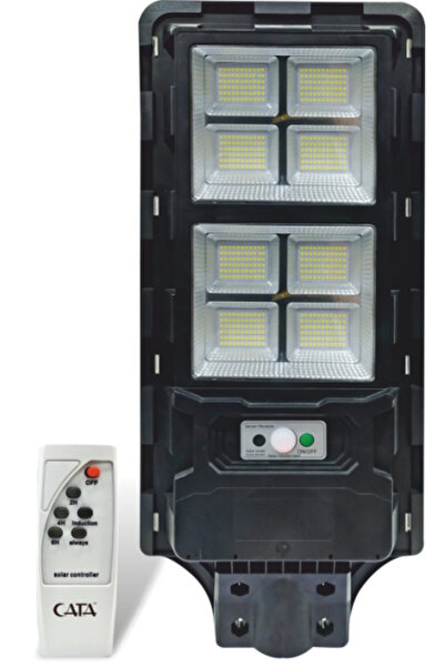 Cata CT 4641 Solar Güneş Enerjili 250W Sensörlü Sokak Armatür 6400K Beyaz Işık