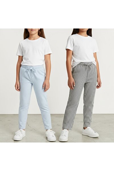 Patriko ΚΟΡΙΤΣΙΣΤΙΚΟ ΣΕΤ 2 ΠΑΝΤΕΛΟΝΙΩΝ ΝΕΑΣ ΣΕΖΟΝΗΣ ΜΕ ΡΙΓΕΣ ΣΕ ΣΧΕΔΙΑΣΜΟ ΝΕΡ...