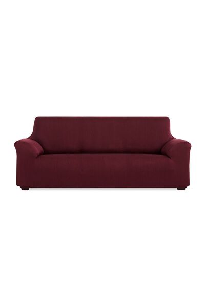 Sofazip Husă elastică pentru canapea Mondo, culoare bordo Canapea 4 locuri (2...