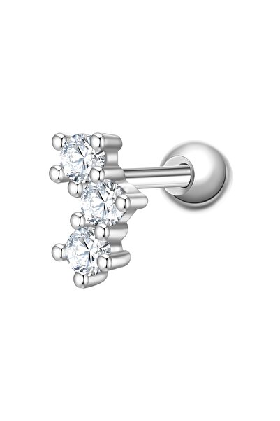 Glanzstücke München Silberpiercing Piercing Sterling Silber Zirkonia weiß