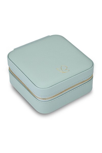Glanzstücke München Reisetäschchen Schmuck-Reisetäschchen Kunstleder teal 115...