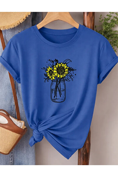 Pink Sky Premium Oversize T-Shirt 100% Βαμβάκι Unisex Άνετη Εφαρμογή Τάση Νέα...