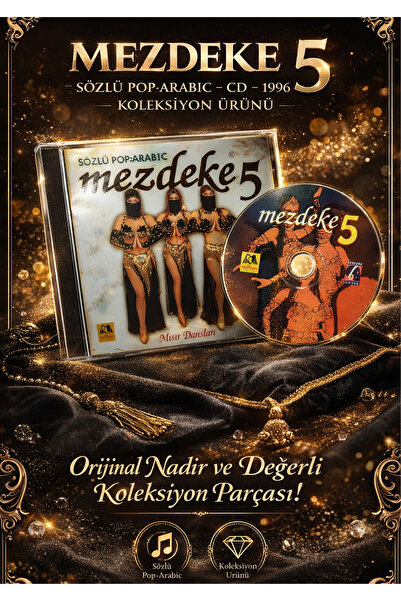 MEZDEKE 5 – SÖZLÜ POP ARABIC – CD – 1996 | KOLEKSİYON ÜRÜNÜ