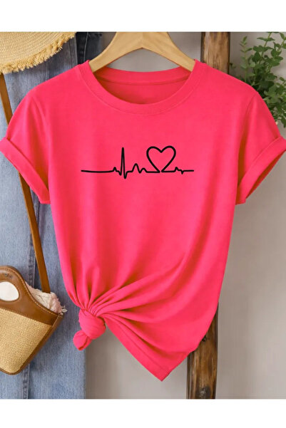 Pink Sky Premium Oversize T-Shirt 100% Βαμβάκι Unisex Άνετη Εφαρμογή Τάση Νέα...