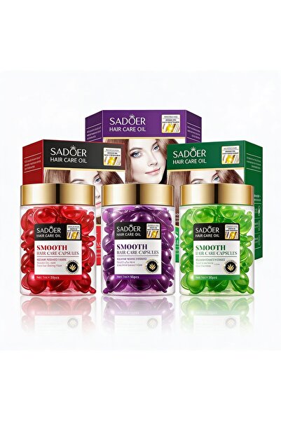 SADOER Τέλειες Κορυφαίες Κάψουλες Βιταμινών Μαλλιών, Πακέτο 3 τεμαχίων