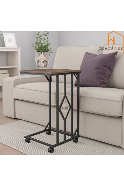 Al Saadah Home عربة تقديم - 35×40×61 سم - بني