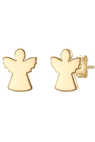 Glanzstücke München Silberohrstecker Ohrstecker Sterling Silber gelbgold