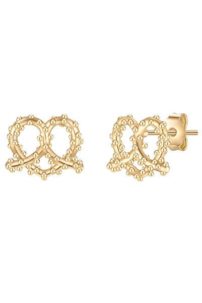 Glanzstücke München Silberohrstecker Ohrstecker Sterling Silber gelbgold