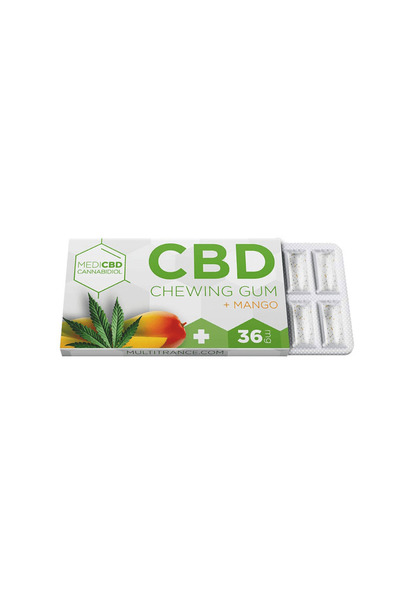medicbd Gumă de mestecat cu mango