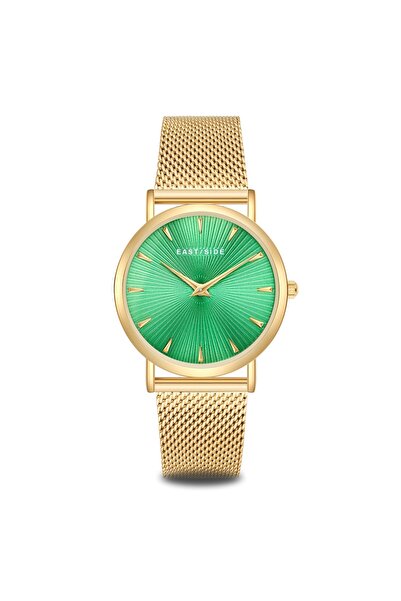 eastside Quarzuhr Damen Quarzuhr gelbgold Edelstahl gelbgold
