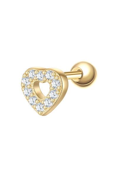 Glanzstücke München Silberpiercing Piercing Sterling Silber gelbgold Zirkonia...