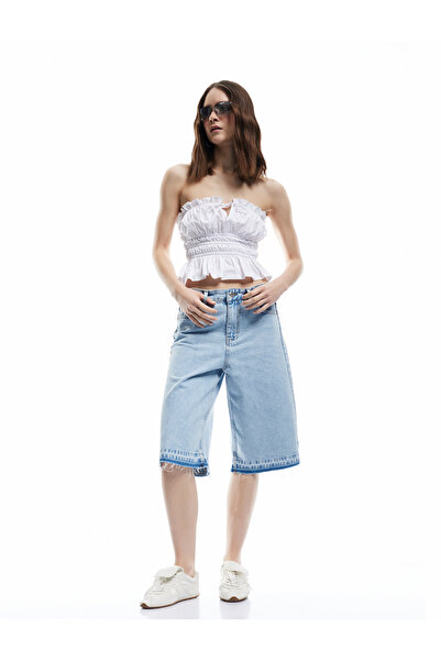 Koton Γυναικείο Σορτς 5Sal40316Mdlgt