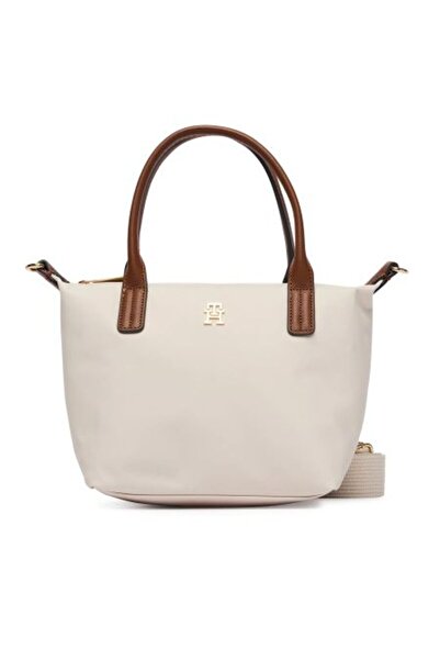 Tommy Hilfiger POPETTE MINI TOTE BEJ KADIN EL ÇANTASI