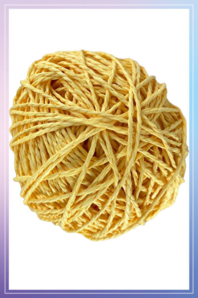 Mai Handmade Doğal Kağıt Ip 100 gr Yaklaşık 100-120 Metre Sarılmış Kağıt Ip Ö...