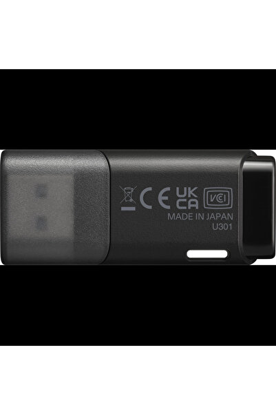 Kioxia 128GB U301 USB 3.2 Flash Bellek Siyah (LU301K128GG4)
