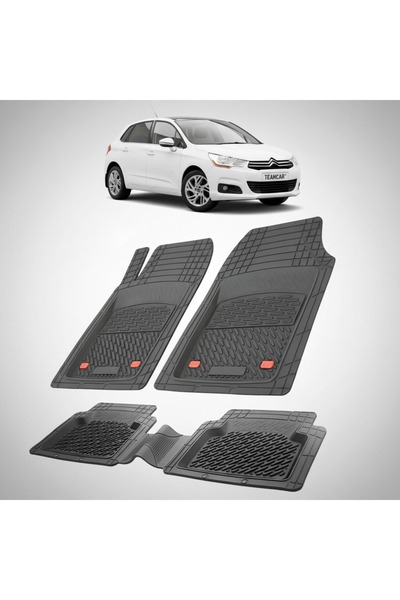 TEAMCAR Πατάκια Μοκέτας Citroen C4 Hatchback 5 Πόρτες Gen2 Συμβατά 2010-2018 ...