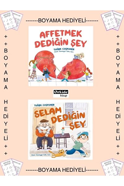 HüdHüd Kitap Boyamalı- Affetmek Dediğin Şey , Selam Dediğin Şey - Tuğba Coşkuner