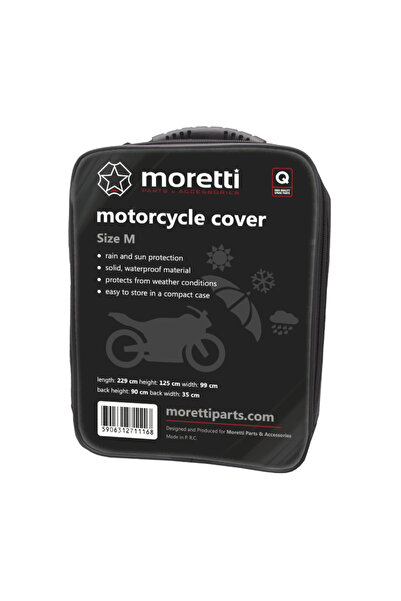 MMX Prelata moto exterior, material impermeabil, 229cm x 99cm x 125cm, marime M