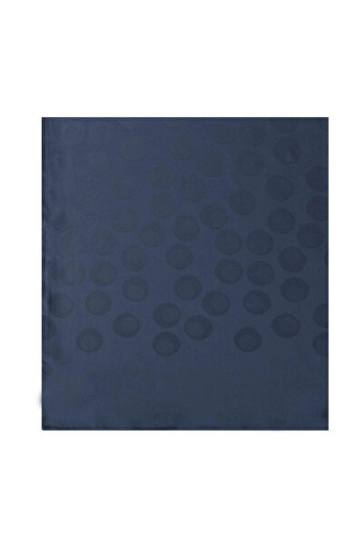şehri şal Polka Dot Pattern Jacquard Shawl Indigo Blue