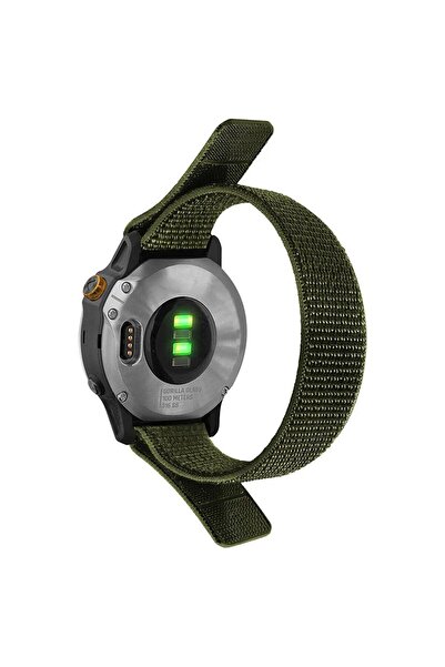CaseOnn Garmin fenix 8 - 47 mm, AMOLED Kordon Hasır Kumaş UltraFit Nylon Yede...