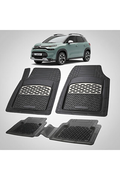 TEAMCAR Πατάκια αυτοκινήτου για Citroen C3 Aircross SUV Συμβατά με Facelift 2...