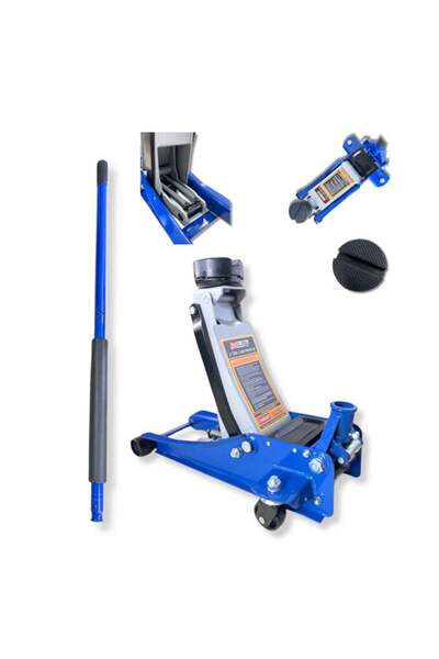 KB GLOBAL Υδραυλικός Γρύλος Κροκόδειλος Χαμηλού Προφίλ Με Διπλό Έμβολο 3Τ