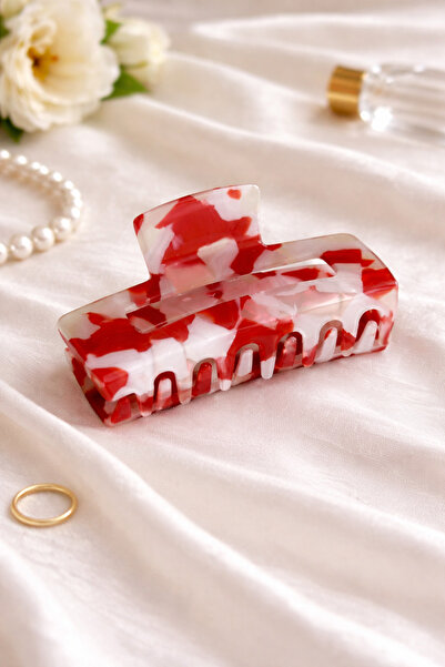 PABALAS Luxury Bone Hairpin – Premium Acetate Large Hair Clip (Patterned Coll...