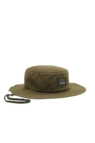 Levis Καλοκαιρινό καπέλο ψαρά με κορδόνι περίσφιξης, σε απόχρωση πραγματικό λ...