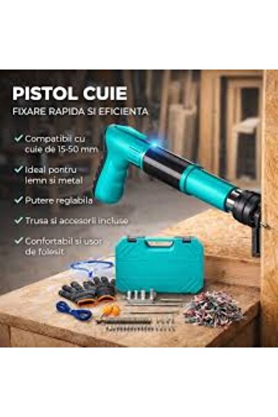 OKBOONS Χειροκίνητη μηχανή καρφώματος νυχιών + 100 καρφιά (Δώρο)