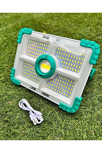 Primo Plus 100W Rechargeable LED Flood Light IP66 Waterproof Work Light with ...