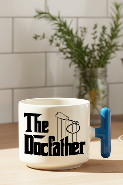 giftkonsept The Docfather Printed the Gotfather Humorous Doctor Health Worker...