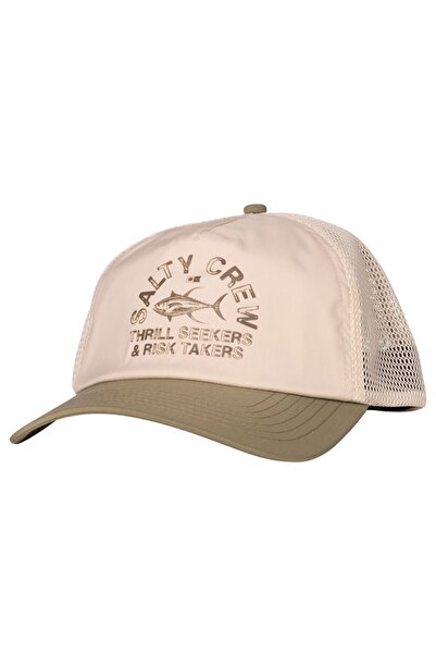 Salty Crew ΣΤΑΜΠΑΡΕΜΕΝΟ ΚΑΠΕΛΟ ΤΡΑΚΕΡ ΛΕΥΚΟ/ΠΡΑΣΙΝΟ