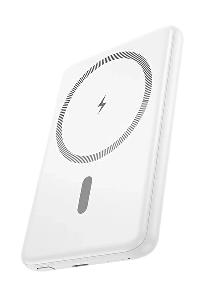 hoco. J140A Tony 5.000 mAh PD 20W Ultra İnce Magsafe Powerbank - Beyaz