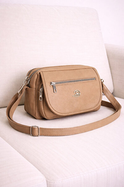 MILANOFOX Γυναικεία δερμάτινη τσάντα χιαστί και ώμου πολλαπλών θηκών για καθη...