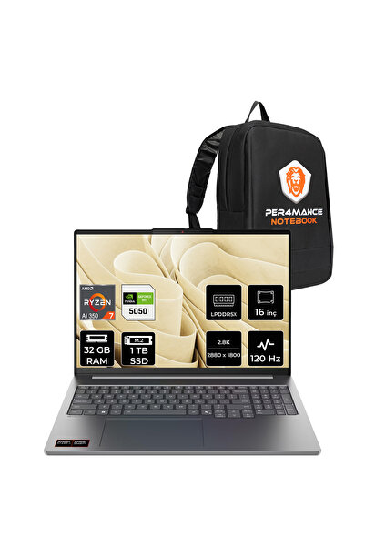 LENOVO IdeaPad Pro 5 Ryzen AI 7 350 32GB 1TB SSD RTX5050/8GB 16" 2.8K OLED 11...