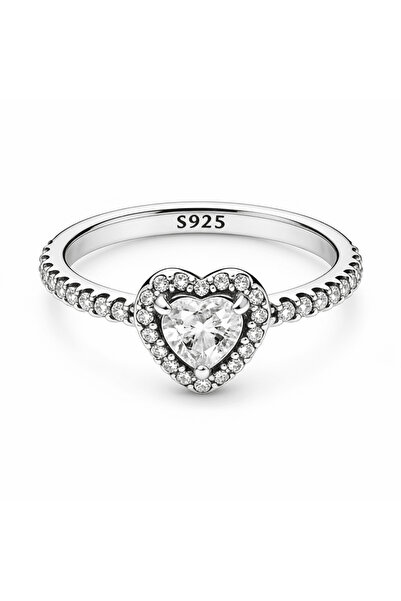 Belora Δαχτυλίδι με Λευκή Καρδιά - Λεπτεπίλεπτο Κομψό Σχέδιο 7