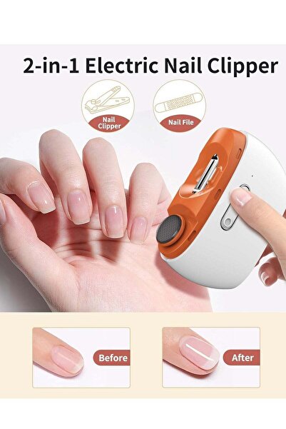 BlueFire Portable Electric Nail Clipper & Polisher 2-in-1