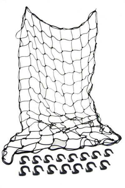 WMX Luggage net 92x152cm, plastic hooks, wmx, black color