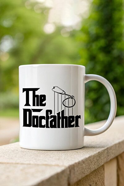 giftkonsept كوب هدية مطبوع عليه The Docfather، هدية مضحكة للطبيب العامل في مج...
