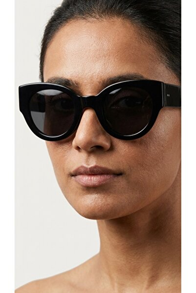 SANCHES Women's Fashion Cat Eye Bone Sunglasses 55 mm