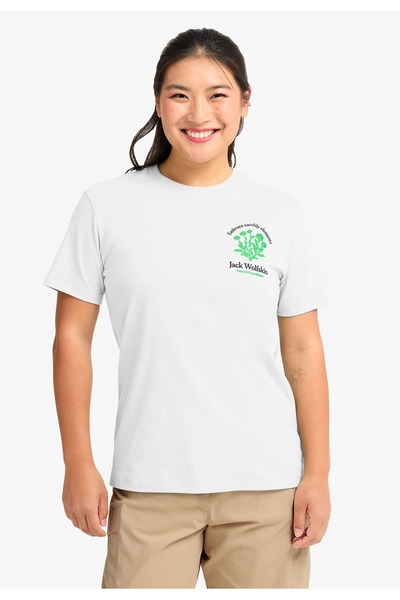 Jack Wolfskin Γυναικείο T-Shirt Carefree - Λευκό