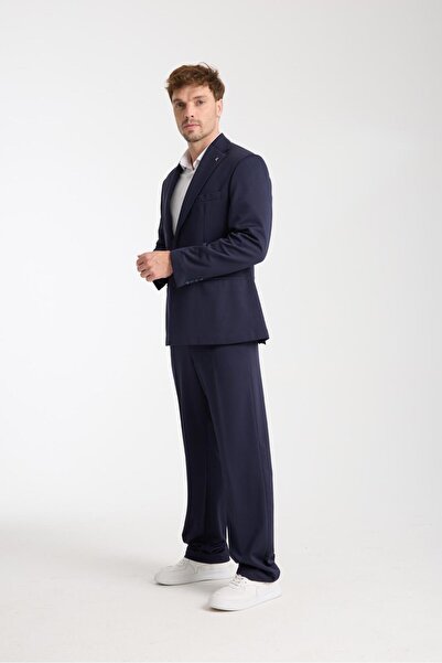 FASHİON PLAZA Men's Oversize Suit – Modern Relaxed Fit