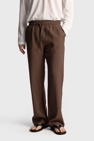 Hiccup GIESTO Pantaloni Tencel Cu Croială Lejeră