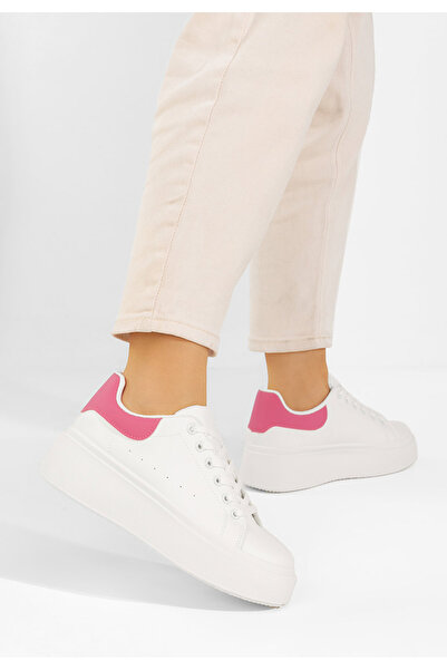 B T Shoes Sneakers dama Emeralia V2 albi