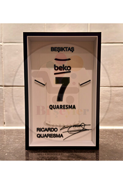 Bi'şeyler Sepeti Ricardo Quaresma - Beşiktaş JK - Forma İmzalı Çerçeve Hediye...
