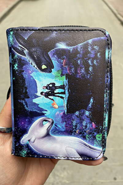 Köstebek Πώς να εκπαιδεύσετε τον δράκο σας Κοντό πορτοφόλι Love Art