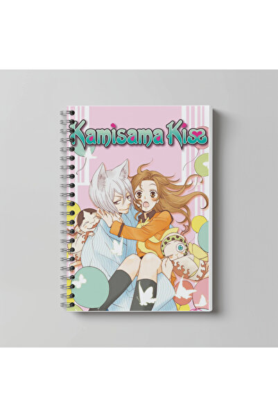 nihonwosekai Caiet spiralat A4 cu tematică anime Kamisama Kiss, 60 de foi