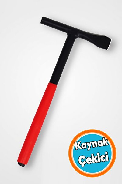 NZB Kaynak Cüruf Çekiç Çapak Alma Temizleme Kaynakçı Çekici Düz Kaski Uçlu Pa...