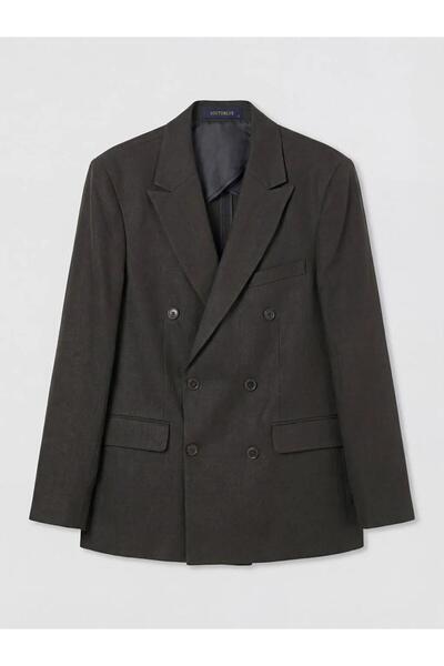 LC Waikiki Ανδρικό λινό μπλέιζερ στάνταρ (S6)